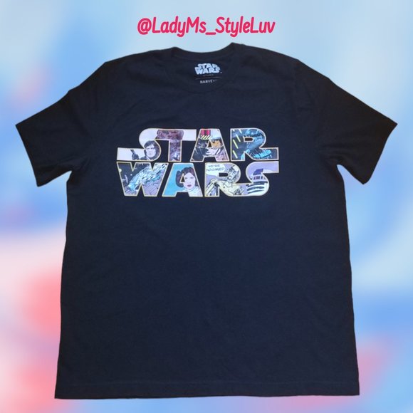 Harveys Star Wars T-Shirt New NWOT Black XL - Picture 1 of 5